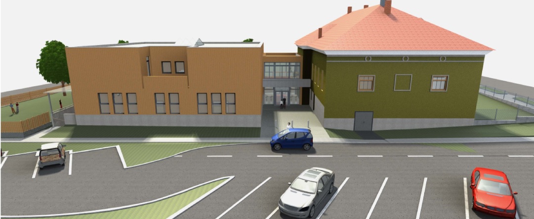 3D Ansicht 4 Volksschule